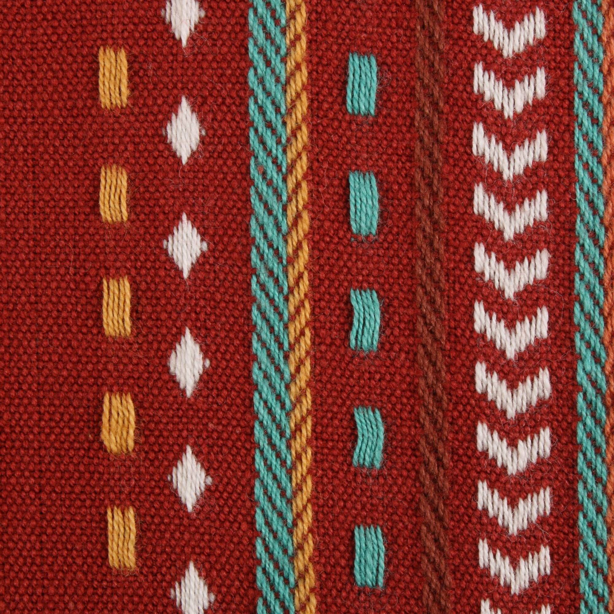 DII® Red Chipotle Stripe Fringed Cloth Dinner Napkins, 6ct.